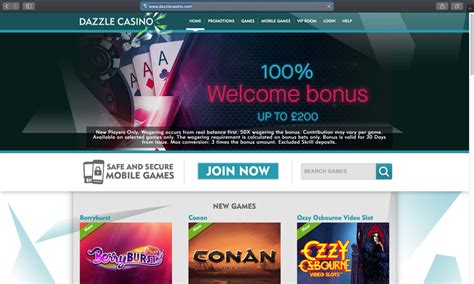 dazzle casino|dazzle casino sister sites.